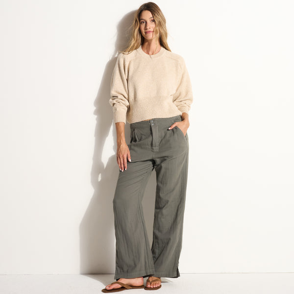 Womens Marfa Crew Neck Sweater WSTP0002 Oatmeal Melange