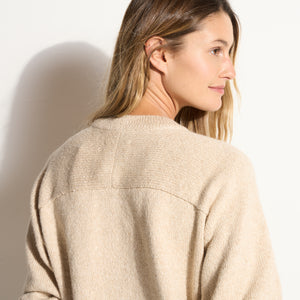 Womens Marfa Crew Neck Sweater WSTP0002 Oatmeal Melange