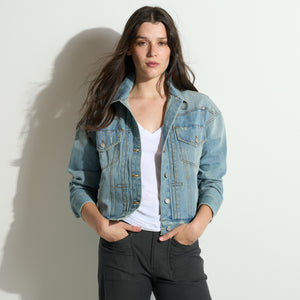 Womens Marlie Jean Jacket WWOW0006 Washed Down Vintage