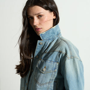 Womens Marlie Jean Jacket WWOW0006 Washed Down Vintage