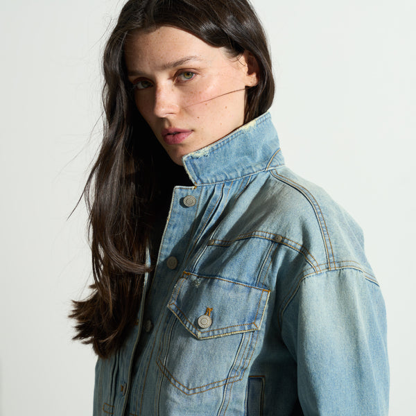 Womens Marlie Jean Jacket WWOW0006 Washed Down Vintage