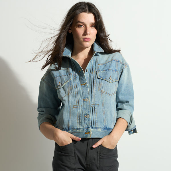 Womens Marlie Jean Jacket WWOW0006 Washed Down Vintage