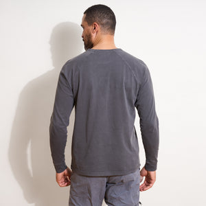 Mens Maxwell Long Sleeve Raglan MKTP0015RS Blue Dusk