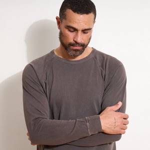 Mens Maxwell Long Sleeve Raglan MKTP0015RS Hickory