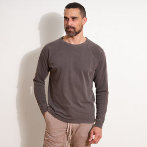 Mens Maxwell Long Sleeve Raglan MKTP0015RS Hickory