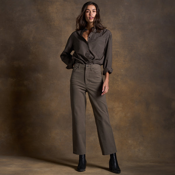 Womens Merilee 5-Pocket Pant WWPT0007 Faded Willow