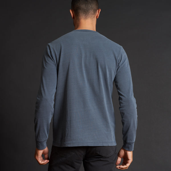 Mens Midland Long Sleeve Henley MKTP0017 Seaport