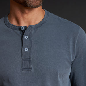 Mens Midland Long Sleeve Henley MKTP0017 Seaport