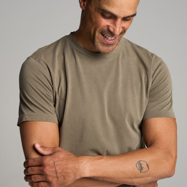 Mens Asher Standard Tee MKTP0002 Moss