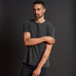 Mens Wild Horses Tee MKTP0019WH Faded Black