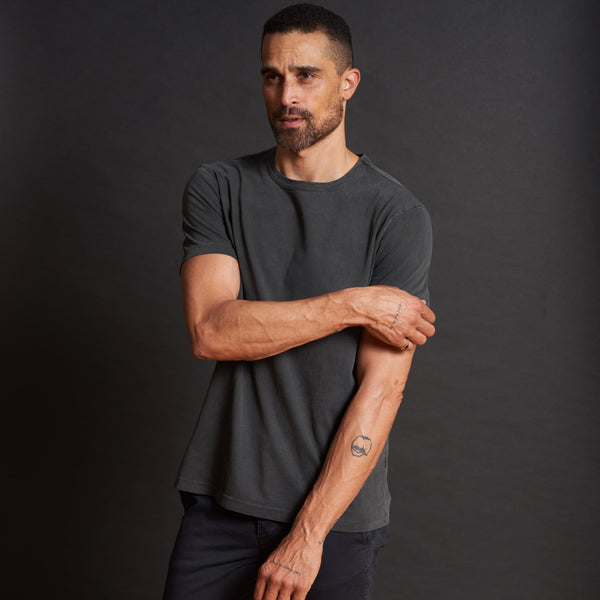 Mens Wild Horses Tee MKTP0019WH Faded Black