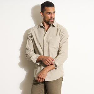 Mens Nobel Fine Wale Cord Shirt MWTP0011 Harbour