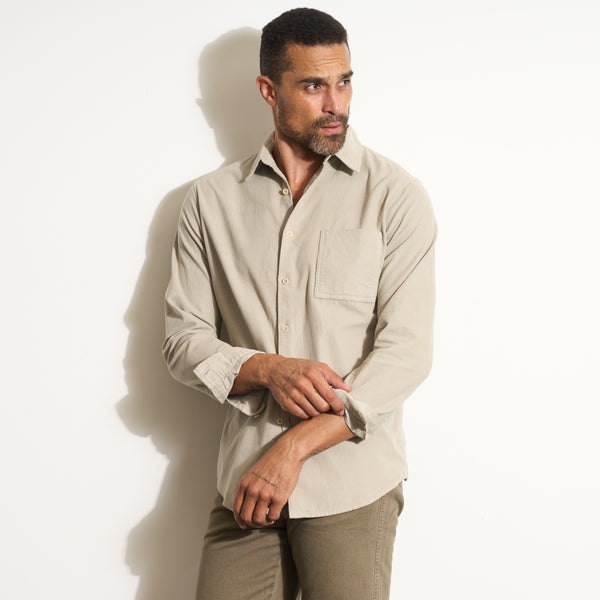 Mens Nobel Fine Wale Cord Shirt MWTP0011 Harbour