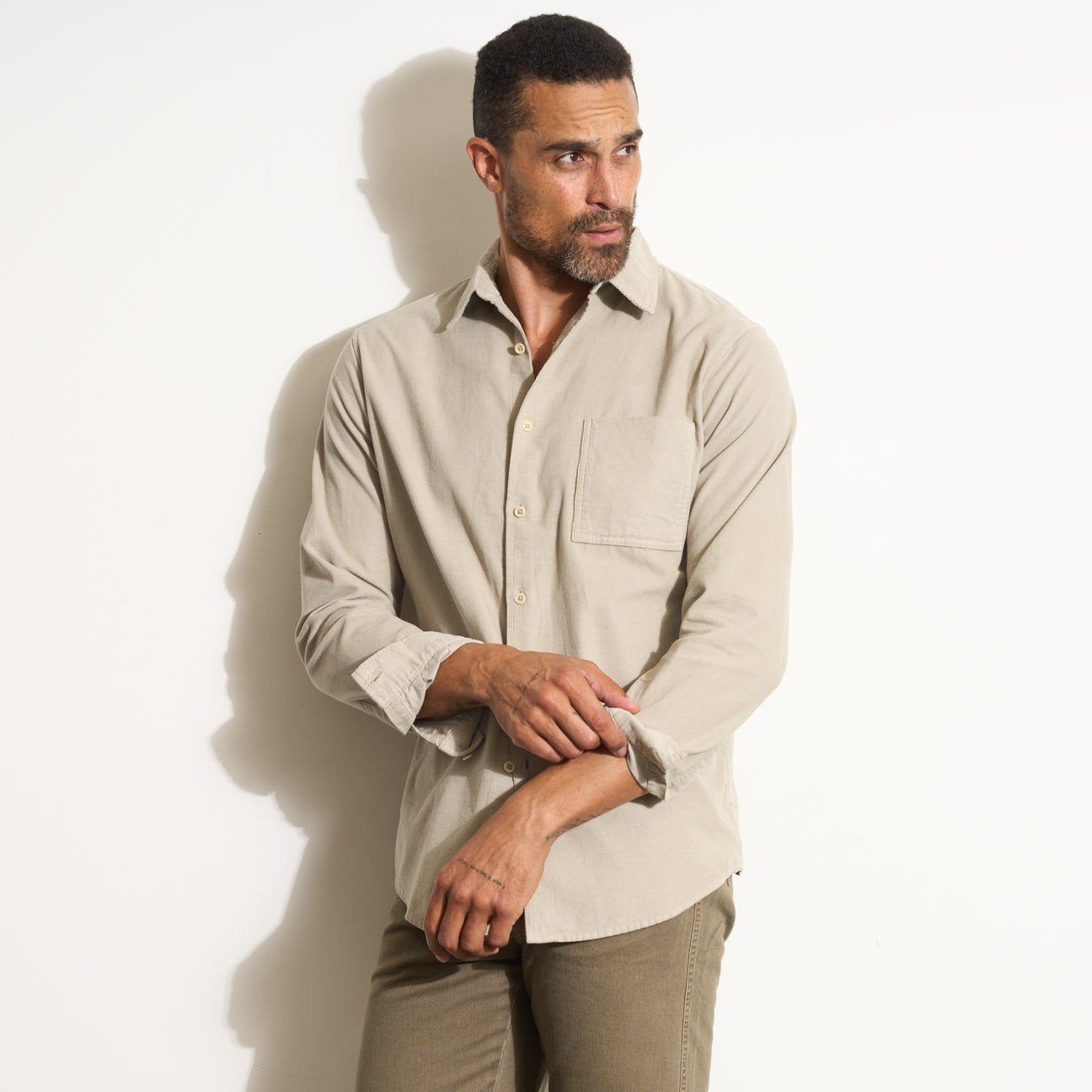 Nobel Fine Wale Cord Shirt – Rowan