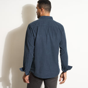 Mens Nobel Fine Wale Cord Shirt MWTP0011 Seaport