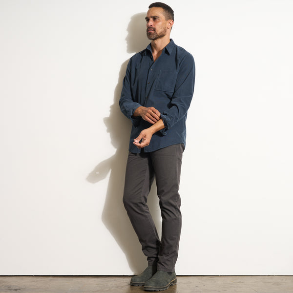 Mens Nobel Fine Wale Cord Shirt MWTP0011 Seaport