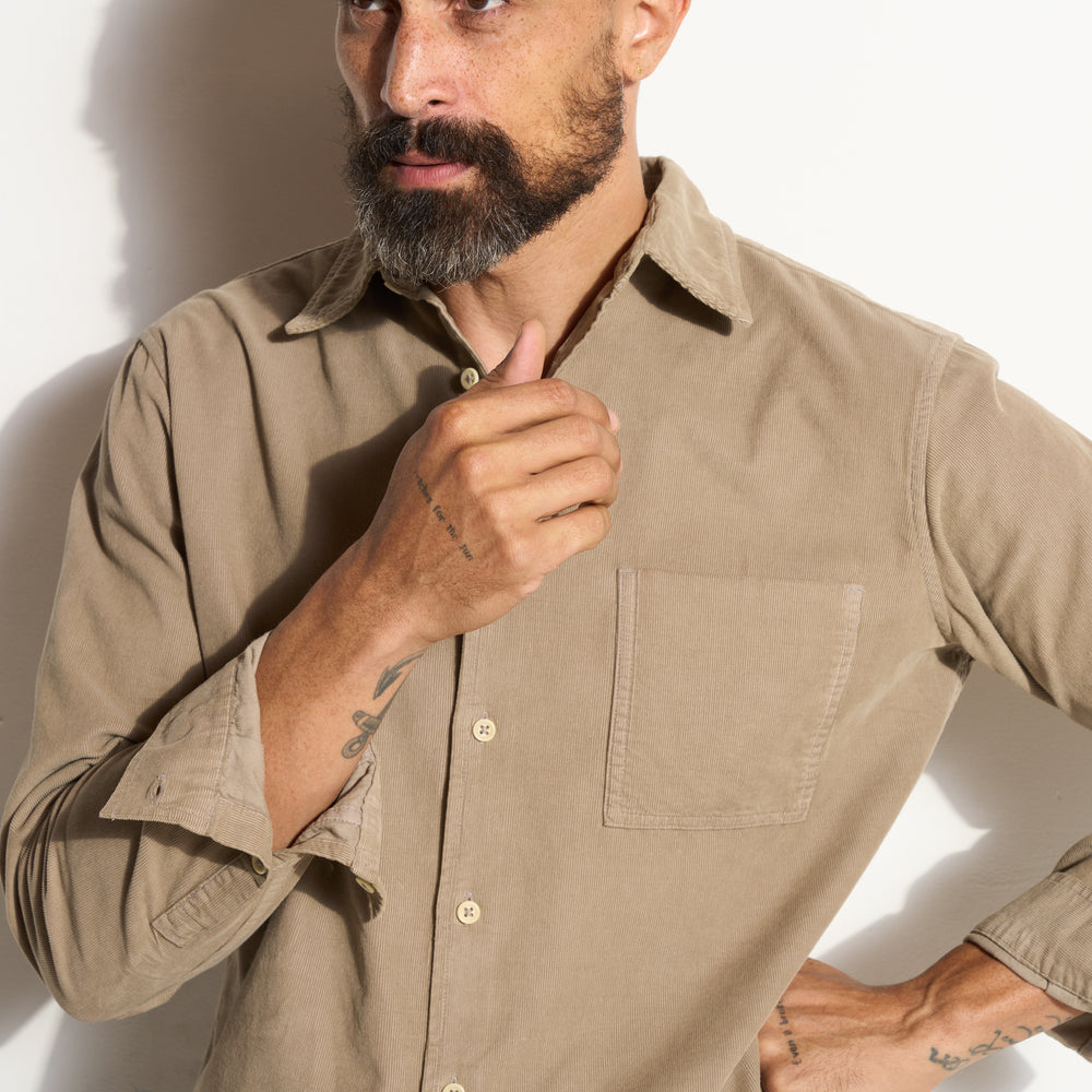 Nobel Fine Wale Cord Shirt