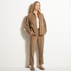 Womens Odell Drape Denim Twill Pant WWPT0006 Drift
