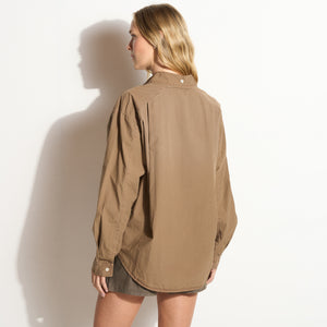 Womens Ophelia Poplin Boyfriend Shirt WWTP0016