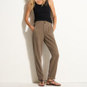 Womens Odell Drape Denim Twill Pant WWPT0006 Sparrow