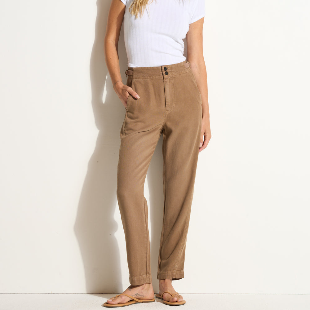 Womens Odell Drape Denim Twill Pant WWPT0006 Drift