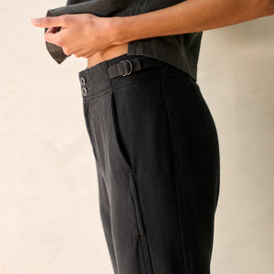 Womens Odell Drape Denim Twill Pant WWPT0006 Washed Black