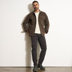 Mens Odessa Mid-Century Twill Field Jacket MWOW0010 Hickory