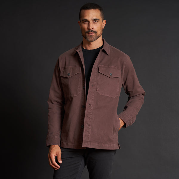 Mens Odessa Mid-Century Twill Field Jacket MWOW0010 Mountain Ridge