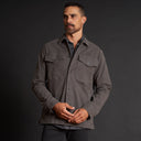 Mens Odessa Mid-Century Twill Field Jacket MWOW0010 Faded Black