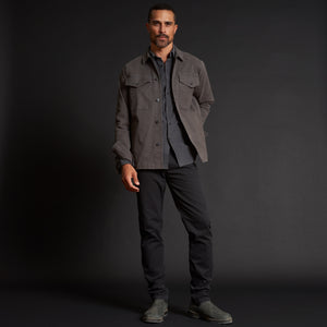 Mens Odessa Mid-Century Twill Field Jacket MWOW0010 Faded Black