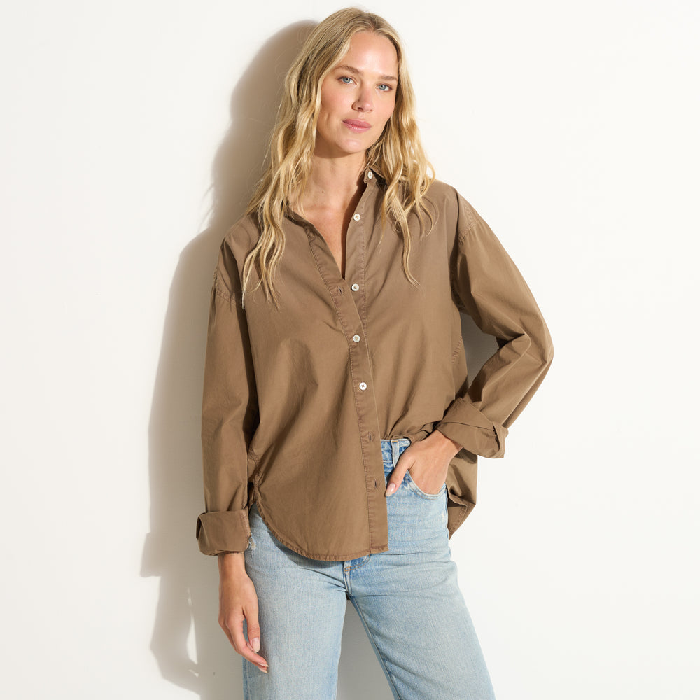 Womens Ophelia Poplin Boyfriend Shirt WWTP0016