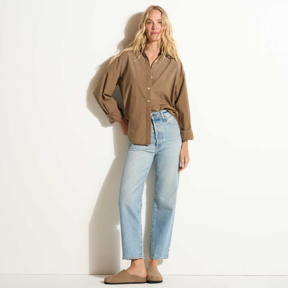 Womens Ophelia Poplin Boyfriend Shirt WWTP0016