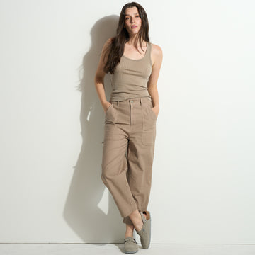 Womens Quincy Utility Barrel Pant WWPT0008 Stone