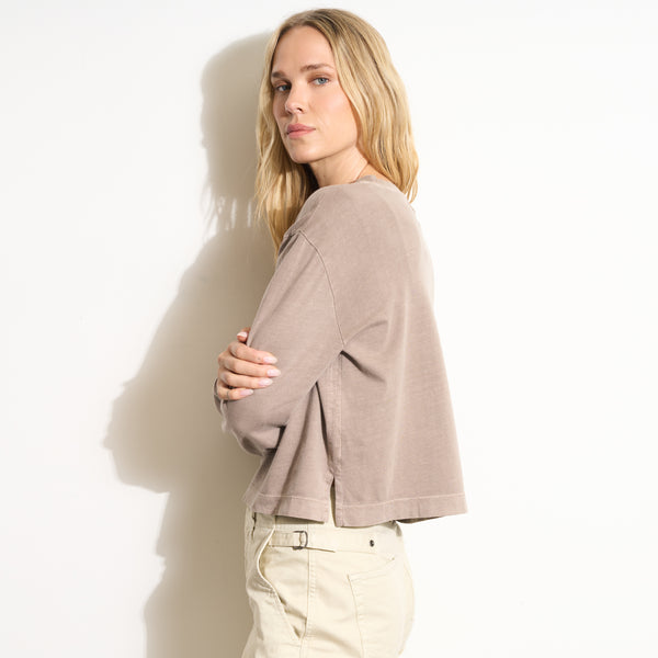 Womens Reagan Long Sleeve Boyfriend Tee WKTP0005 Canyon