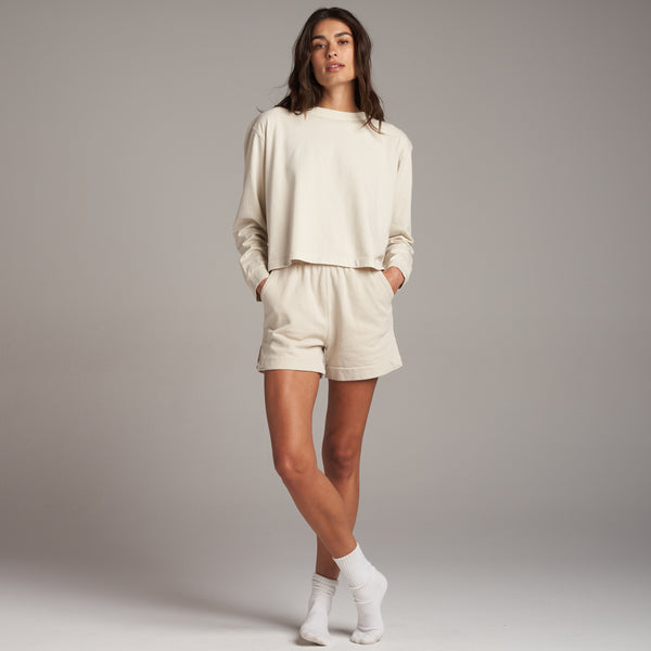 Womens Charlotte Cotton Terry Short WKLB0002 Oat