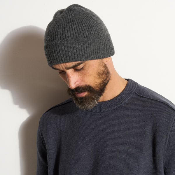 Womens River Knitt Cuff Beanie AWHA0005 Faded Black O S