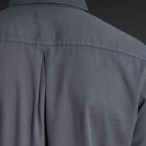 Mens Ross Heritage Twill Shirt MWTP0015 Blue Dusk