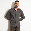 Mens Ross Heritage Twill Shirt MWTP0015 Faded Black