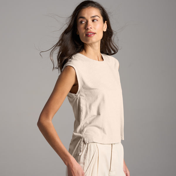 Womens Savannah Muscle Tank WKTP0009 Rose Quartz