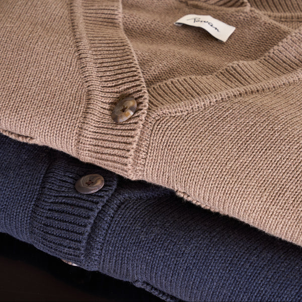 Womens Slope Cropped Cardigan WSCR0002 Stone
