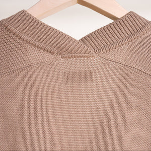 Womens Slope Cropped Cardigan WSCR0002 Stone