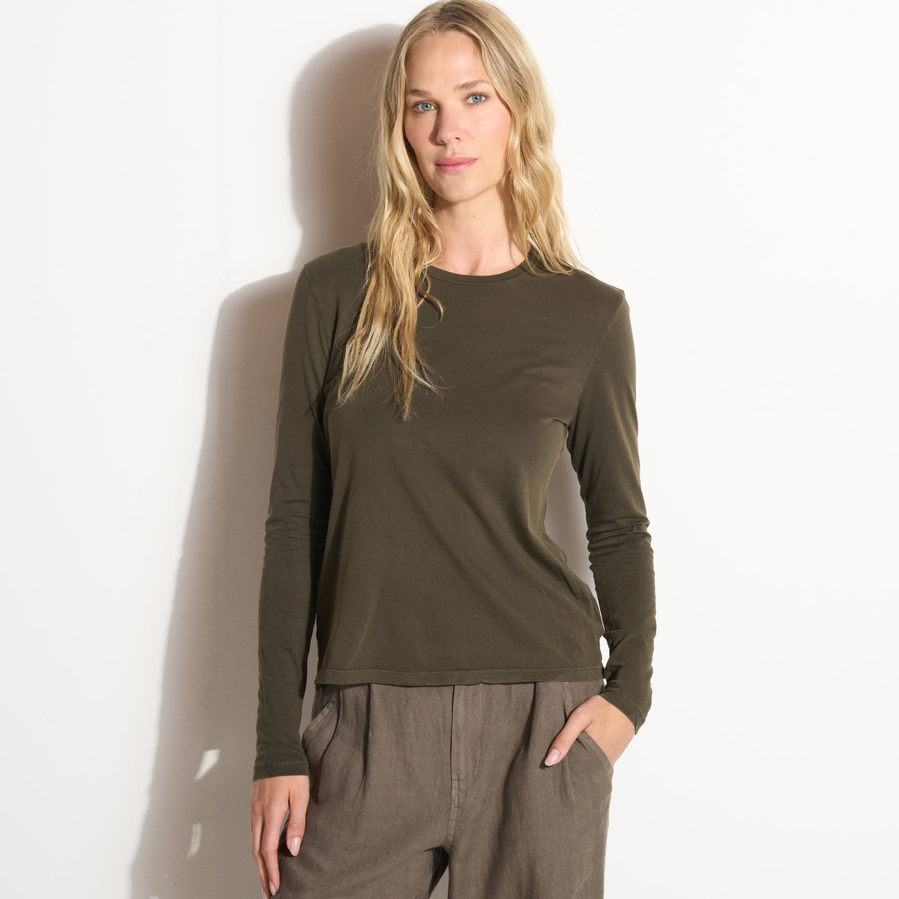 Tyler Long Sleeve Crew Neck Tee – Rowan