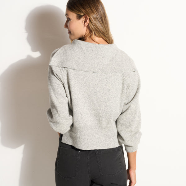 Womens Tullia Double Breasted Sweater Jacket WSJK0001 Fieldstone Melange