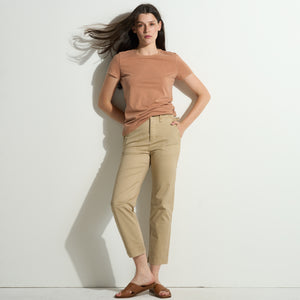 Womens Tyler Slub Tee WKTP0011 Sandstone
