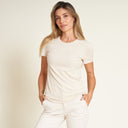 Womens Tyler Slub Tee WKTP0011 Bone
