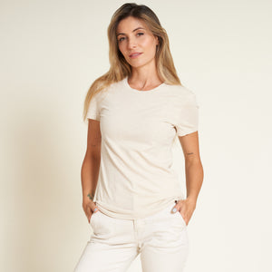 Womens Tyler Slub Tee WKTP0011 Bone
