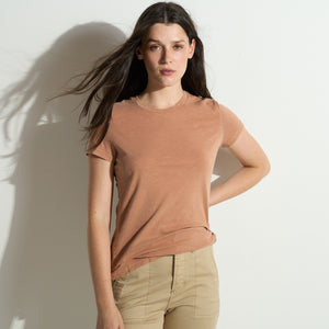 Womens Tyler Slub Tee WKTP0011 Sandstone