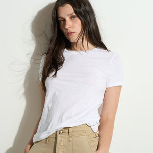 Womens Tyler Slub Tee WKTP0011 White