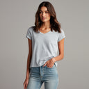 Womens Tyler V Neck Tee WKTP0012 Bay S