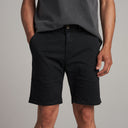 Mens Walsh Twill Short MWSR0001 Washed Black